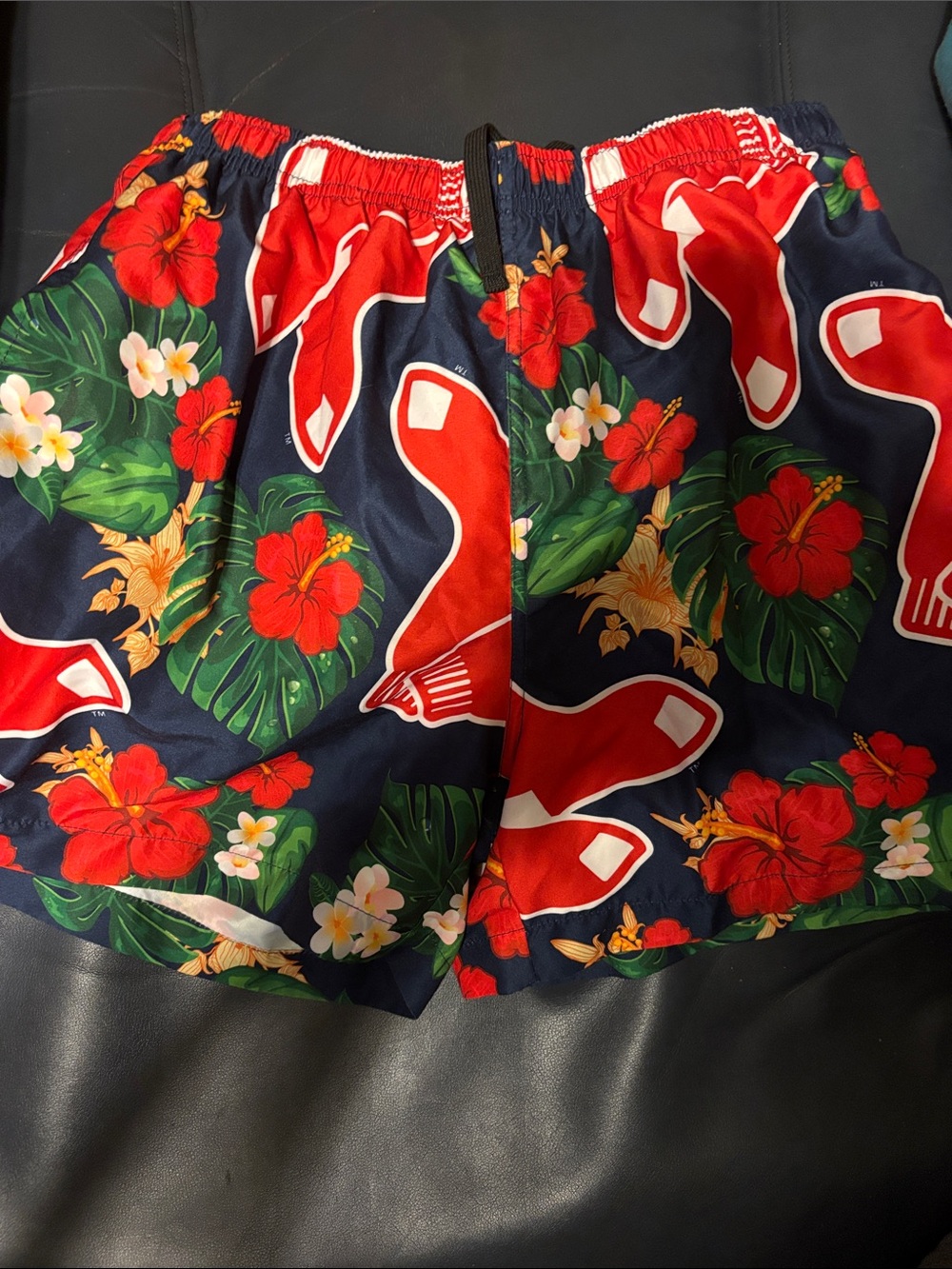 Men's Boston Red Sox  Swim Bermudas with Red Sox Accent
